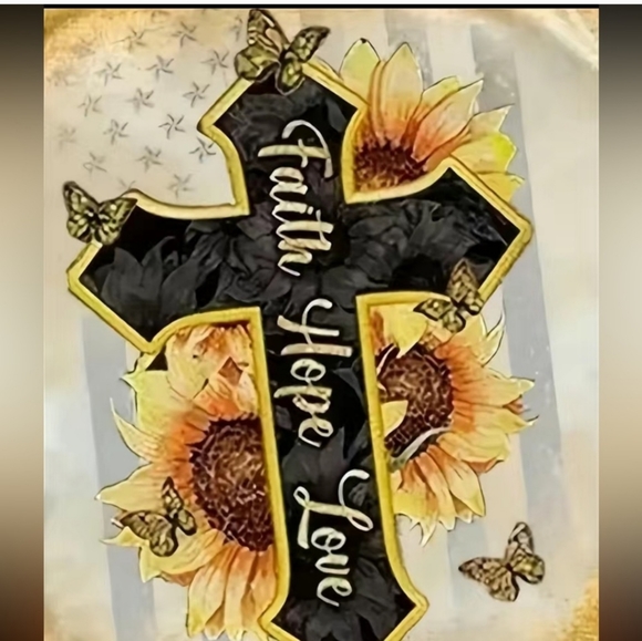 Faith Hope Love Cross T-Shirt - Picture 3 of 3